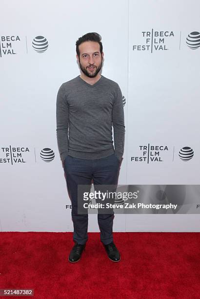 Chris Marquette attends "Fear, Inc." premiere during 2016 Tribeca Film Festival at Regal Battery Park 11 on April 15, 2016 in New York City.