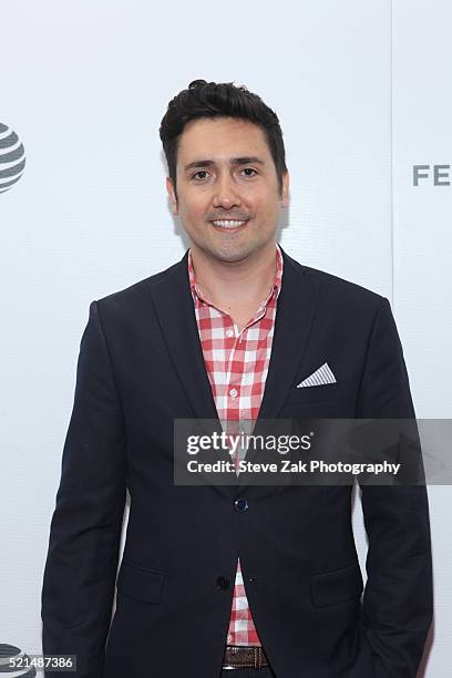 Vincent Masciale attends "Fear, Inc." premiere during 2016 Tribeca Film Festival at Regal Battery Park 11 on April 15, 2016 in New York City.