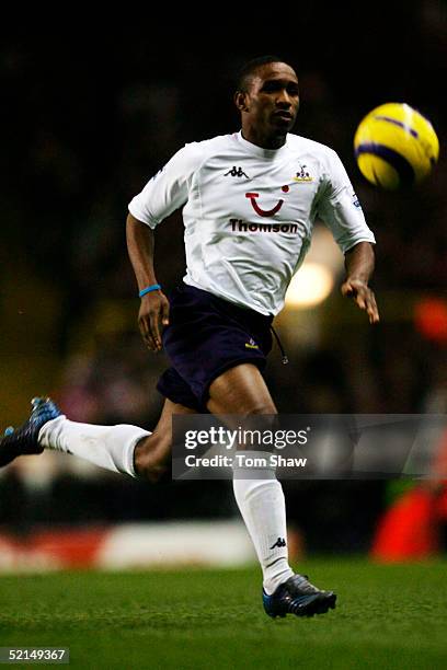 Jermaine Defoe of Tottenham Hotspur during the Barclays Premiership match between Tottenham Hotspur and Southampton at White Hart Lane on December...