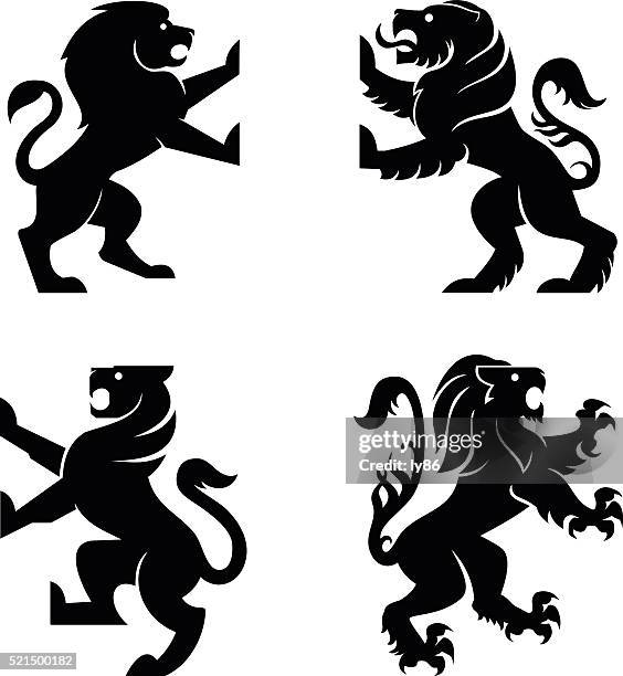 ilustrações de stock, clip art, desenhos animados e ícones de leões - lion