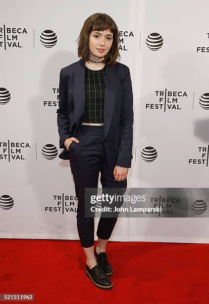 Gina Piersanti attends "Here Alone" Premiere during the 2016 Tribeca Film Festival at Chelsea Bow Tie Cinemas on April 15, 2016 in New York City.