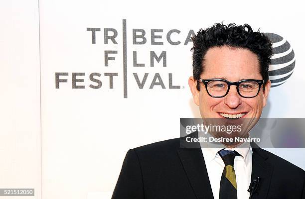 Director J.J. Abrams attends Tribeca Talks Directors Series: J.J. Abrams With Chris Rock - 2016 Tribeca Film Festival at John Zuccotti Theater at...