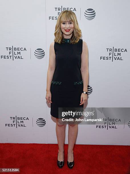 Stephanie Drake attends "Fear, Inc." Premiere during the 2016 Tribeca Film Festival at Chelsea Bow Tie Cinemas on April 15, 2016 in New York City.