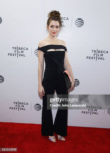 Ashlynn Yennie attends "Fear, Inc." Premiere during the 2016 Tribeca Film Festival at Chelsea Bow Tie Cinemas on April 15, 2016 in New York City.