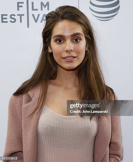 Caitlin Stasey attends "Fear, Inc." Premiere during the 2016 Tribeca Film Festival at Chelsea Bow Tie Cinemas on April 15, 2016 in New York City.