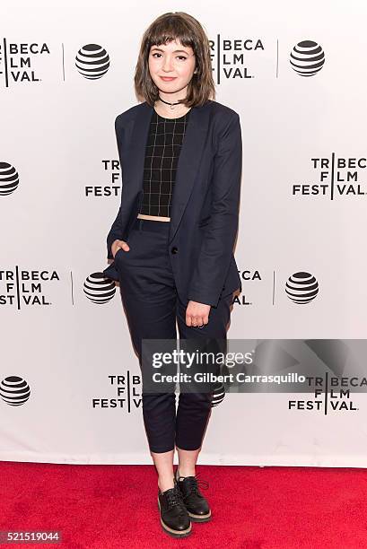 Actress Gina Piersanti attends 'Here Alone' Premiere during 2016 Tribeca Film Festival at Chelsea Bow Tie Cinemas on April 15, 2016 in New York City.