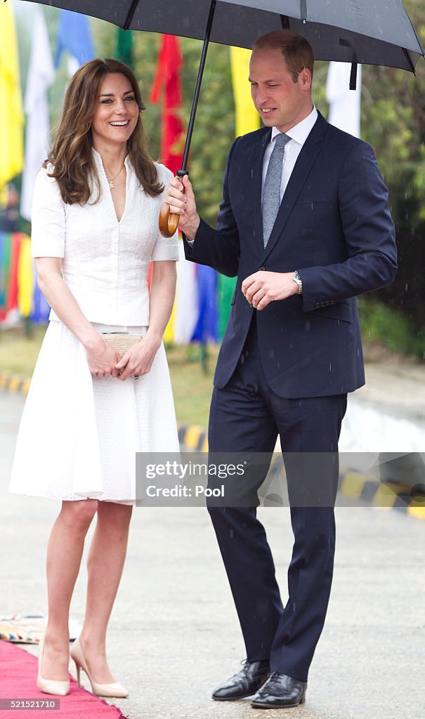 The Duke and Duchess Of Cambridge Visit India and Bhutan - Day 7