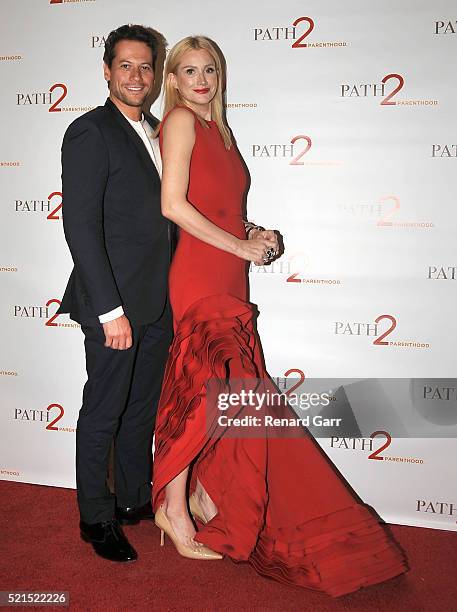 Actor Ioan Gruffud and actress/wife Alice Evans arrive for the Path 2 Parenthood Annual Gala Honoring Alice Evans And Ioan Gruffudd held at Four...