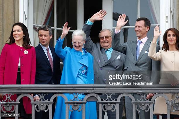 Crown Princess Mary of Denmark, Frederik, Crown Prince of Denmark, Queen Margrethe II of Denmark, Henrik, Prince Consort of Denmark, Prince Joachim...