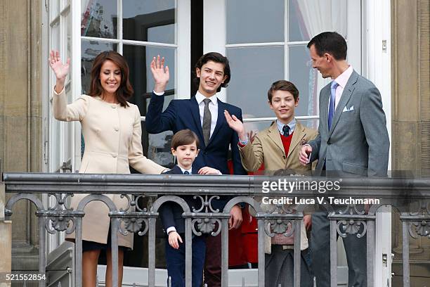Prince Joachim of Denmark, Princess Marie of Denmark, Prince Nikolai of Denmark, Prince Felix of Denmark, Princess Athena of Denmark, Prince Henrik...