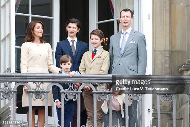 Prince Joachim of Denmark, Princess Marie of Denmark, Prince Nikolai of Denmark, Prince Felix of Denmark, Princess Athena of Denmark, Prince Henrik...
