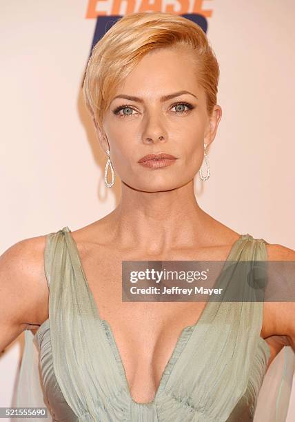 Actress Jaime Pressly attends the 23rd Annual Race To Erase MS Gala at The Beverly Hilton Hotel on April 15, 2016 in Beverly Hills, California.