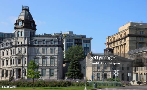 canada, quebec, montreal, old montreal, historic architecture, - vieux montréal stock pictures, royalty-free photos & images