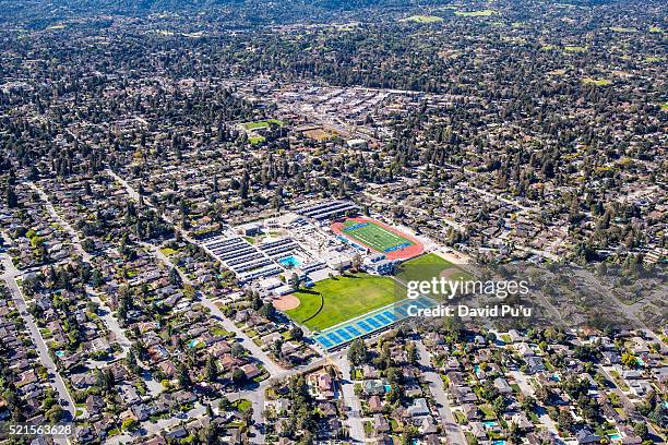 los altos high school, los altos, ca - palo alto stock-fotos und bilder