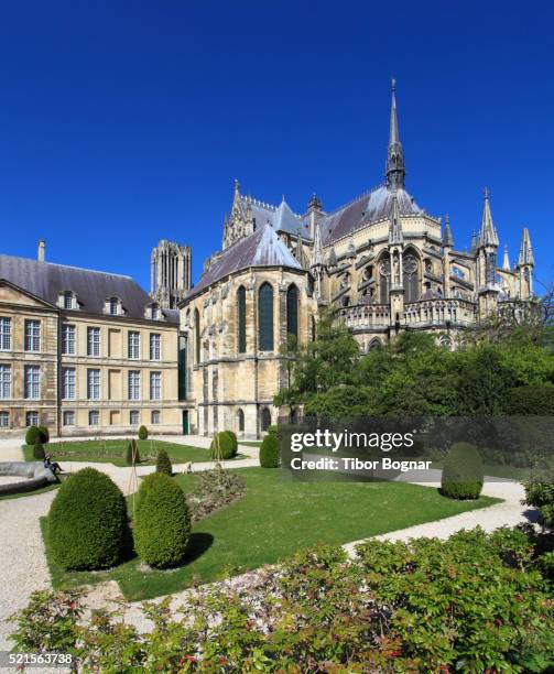 reims, cathždrale notre-dame - reims cathedral 個照片及圖片檔