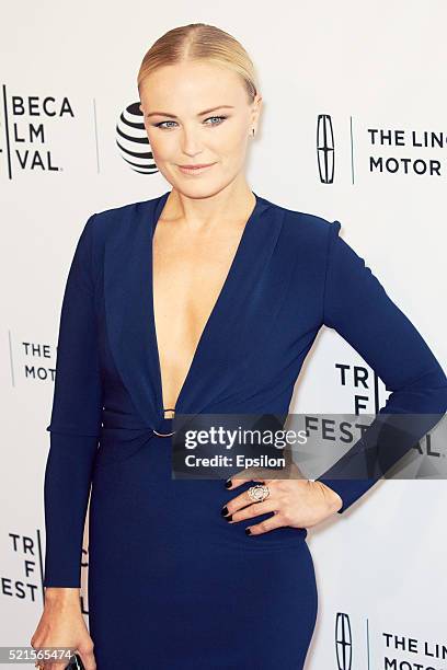 Actress Malin Ackerman attends the 'Wolves' premiere during 2016 Tribeca Film Festival at SVA Theatre on April 15, 2016 in New York City.