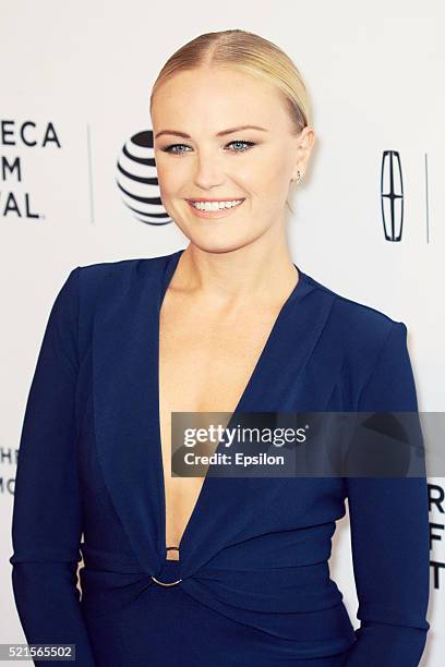 Actress Malin Ackerman attends the 'Wolves' premiere during 2016 Tribeca Film Festival at SVA Theatre on April 15, 2016 in New York City.