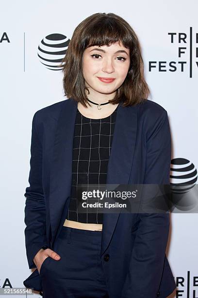 Actress Gina Piersanti attends 'Here Alone' Premiere during 2016 Tribeca Film Festival at SVA Theatre on April 15, 2016 in New York City.