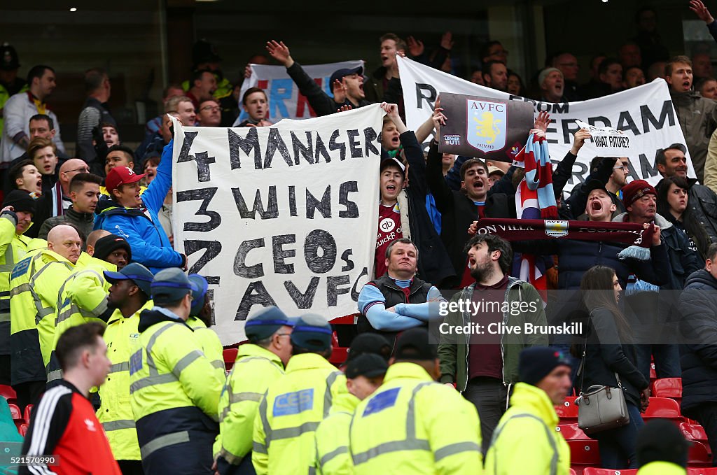 Manchester United v Aston Villa - Premier League