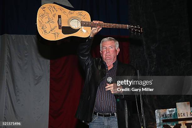 Mack Brown attends the 4th annual Mack, Jack & McConaughey charity event at ACL Live on April 15, 2016 in Austin, Texas.