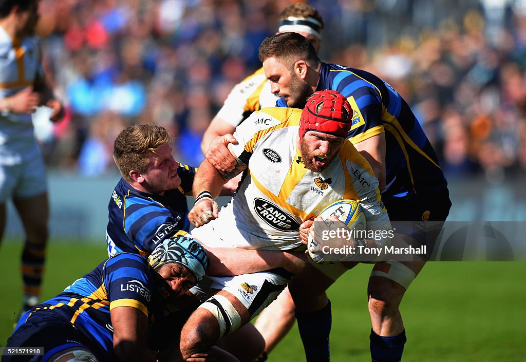 Worcester Warriors v Wasps - Aviva Premiership