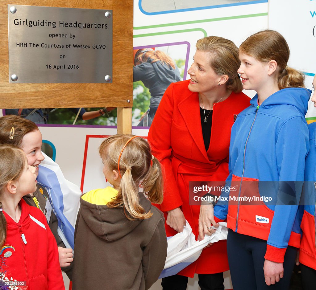 The Countess of Wessex Opens The Girlguiding Head Office