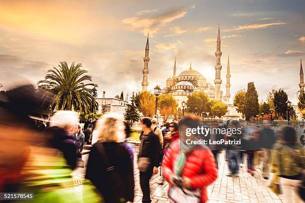 sultan ahmet camii-moschea blu a istanbul - moschea blu istanbul foto e immagini stock