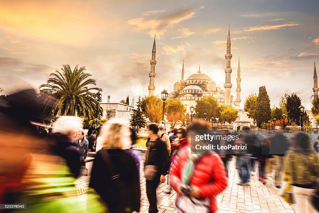 Sultão Ahmet Camii-Mesquita Azul em Istambul