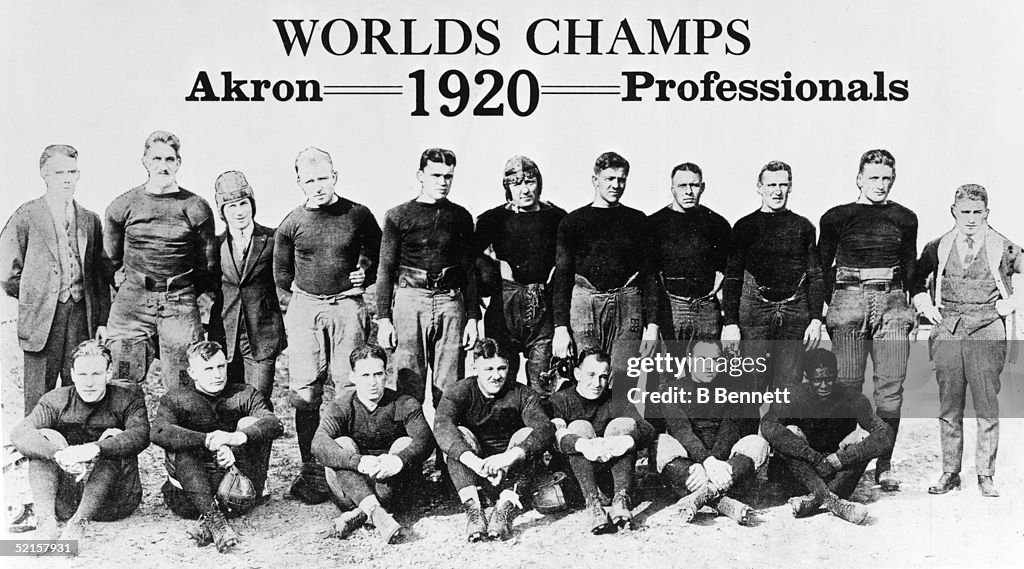 Portrait Of The Akron Professionals Team