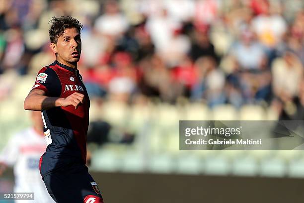 Alessio Cerci of Genoa CFC shows his dejection during the Serie A match between Carpi FC and Genoa CFC at Alberto Braglia Stadium on April 16, 2016...