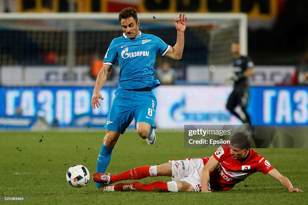 FC Zenit St Petersburg v FC Spartak Moscow - Russian Premier League