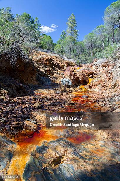 source of rio tinto river - acid stock pictures, royalty-free photos & images