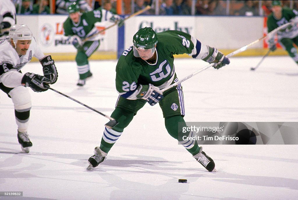 Hartford Whalers v Los Angeles Kings