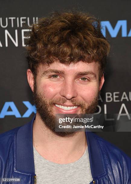 Co-founder and creative director at Timo Weiland, Timo Weiland attends the New York premiere of "A Beautiful Planet" at AMC Loews Lincoln Square on...