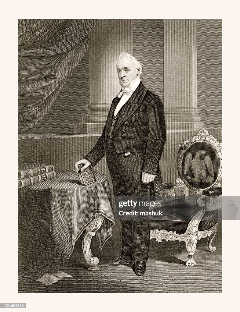 James Buchanan, 19 century portrait
