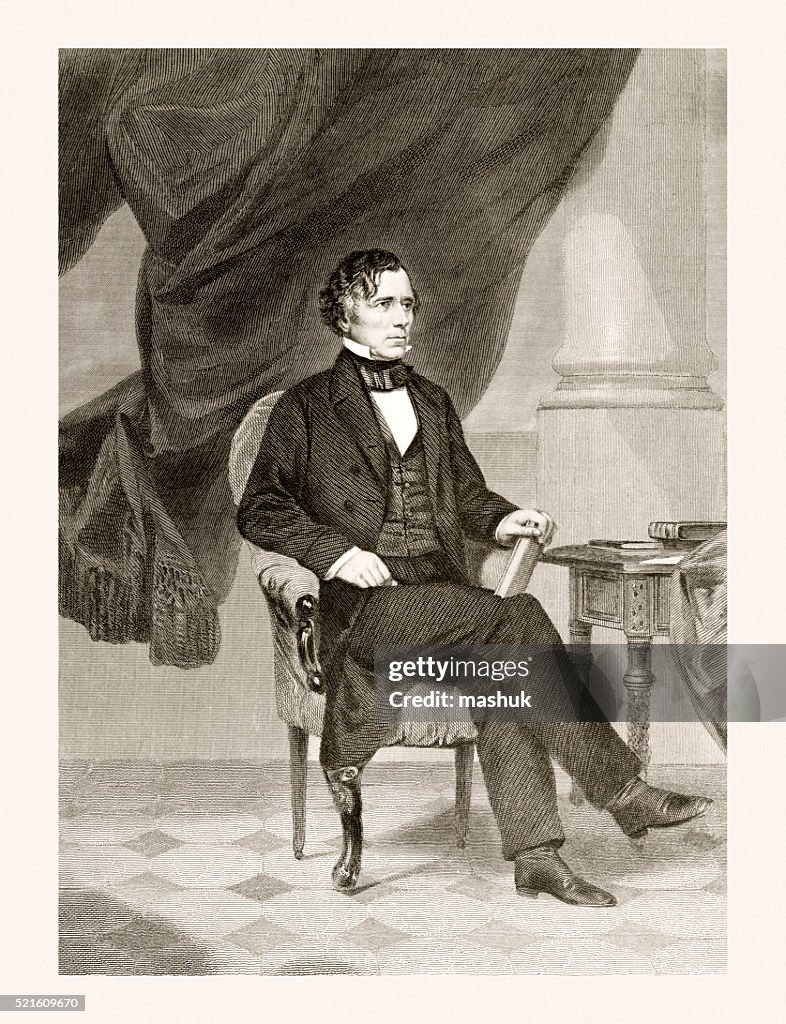 Franklin Pierce , 19 century portrait