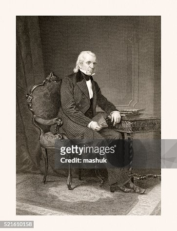 James Knox Polk , 19 century portrait