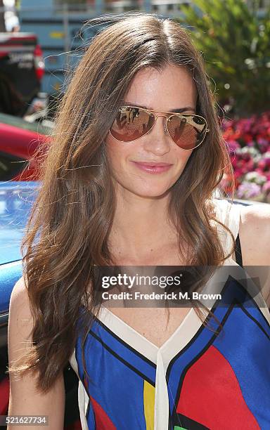 Model/Actress Lauren Michelle Hill attends the 42nd Toyota Grand Prix of Long Beach on April 16, 2016 in Long Beach, California.