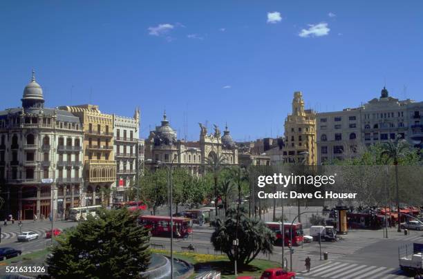 plaza del pais valenciano - pais valenciano stock pictures, royalty-free photos & images