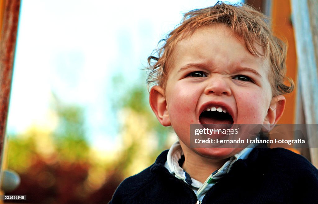 Child Declaming Child Screaming High-Res Stock Photo - Getty Images