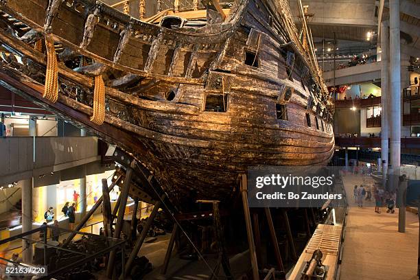 vasa museum - vasa ship stock pictures, royalty-free photos & images