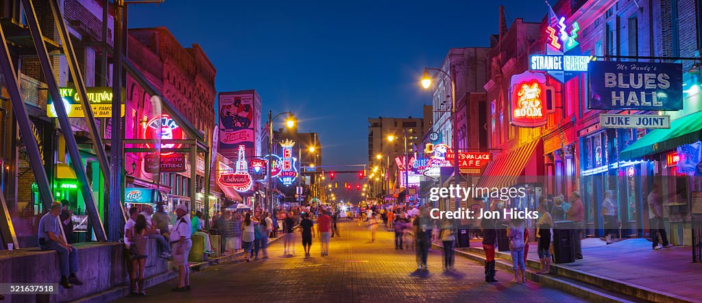 Beale Street Historic District, Memphis, Tennessee.