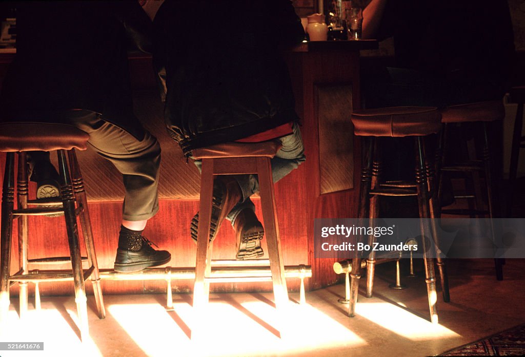 Sunlight in a Scottish pub