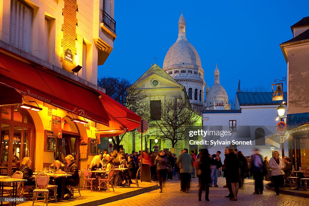 Place du Tertre in Montmartre