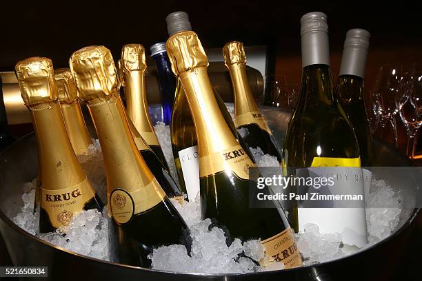 Krug Grande Cuvee Champagne is served at CNN Films and ZPZ Production premiere party celebrating Jeremiah Tower: The Last Magnificent at Tribeca Film...