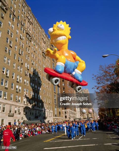 bart simpson balloon - bart simpson stockfoto's en -beelden