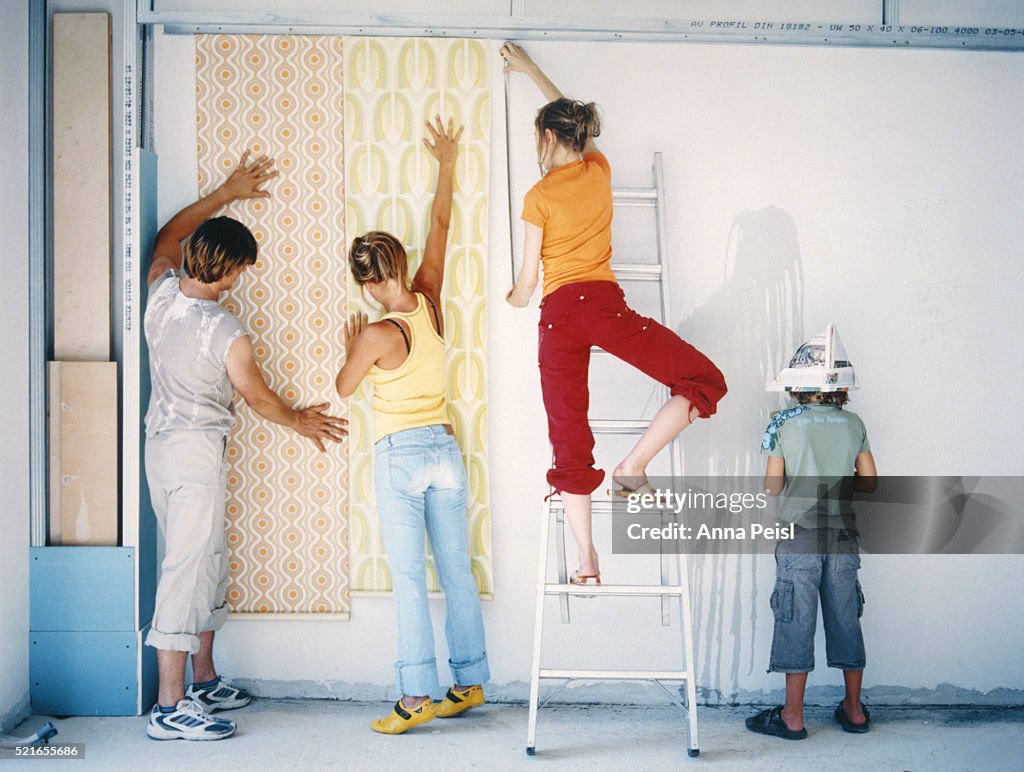 Family Renovating Home