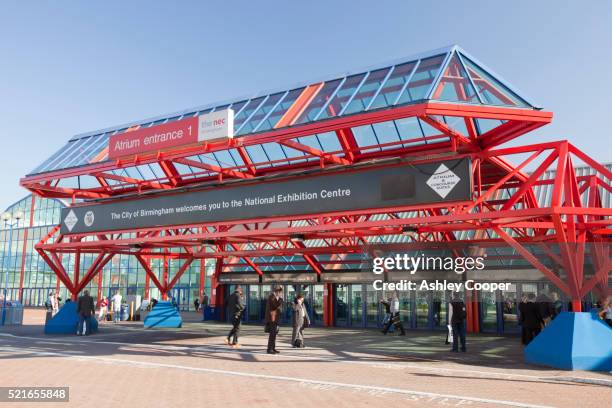the nec, national exhibition centre in birmingham, uk. - birmingham national exhibition centre ストックフォトと画像