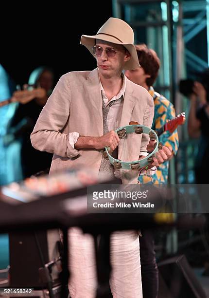 Bradford Cox of Deerhunter performs onstage during day 2 of the 2016 Coachella Valley Music & Arts Festival Weekend 1 at the Empire Polo Club on...