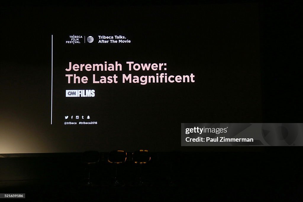 CNN Films - Jeremiah Tower: The Last Magnificent at TFF Panel & Party